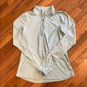 Light blue Nike 3/4 long sleeved zip up (S)